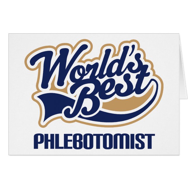 Phlebotomist Gift (Voorkant Horizontaal)