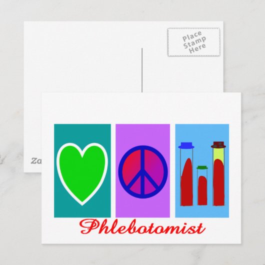 Phlebotomist Gifts Briefkaart (Voorkant / Achterkant)