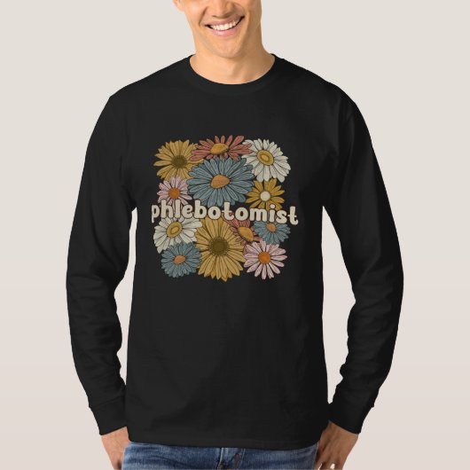 Phlebotomist Groovy Phlebotomy Phlebotomist Squad T-shirt (Voorkant)