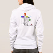 Phlebotomist Hoodie Vacutainer Art (Achterkant)