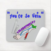 Phlebotomist "Je bent zo rijk" grappige cadeautjes Muismat (Met muis)