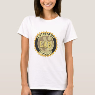 PHLEBOTOMIST LABORATORY BADGE LOGO T-SHIRT