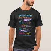 Phlebotomist Life T-shirt (Voorkant)