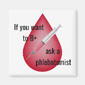 Phlebotomist Magneet (Voorkant)