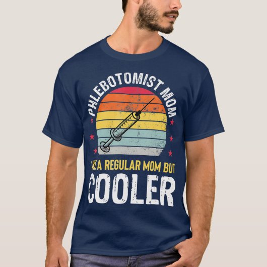 Phlebotomist Mom Funny Phlebotomy Technician T-shirt (Voorkant)