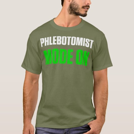 Phlebotomist op flebotometechnicuscadeaus t-shirt (Voorkant)