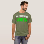 Phlebotomist op flebotometechnicuscadeaus t-shirt (Voorkant volledig)
