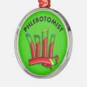 Phlebotomist Ornament Artsy Lab Tubes (Links)