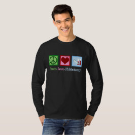 Phlebotomist Peace Love Phlebotomie T-shirt