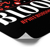 Phlebotomist Phlebotomie hier voor het bloed Poster (Hoek)