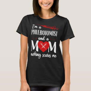 Phlebotomist Phlebotomie Ik ben een flebotomist en T-shirt