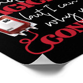 Phlebotomist Phlebotomie Ik ben een flebotomist ni Poster (Hoek)