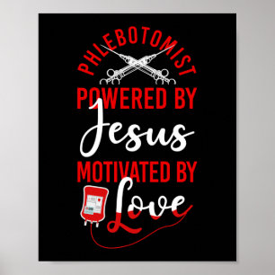 Phlebotomist Phlebotomie Phlebotomist aangedreven Poster
