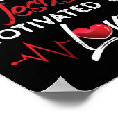 Phlebotomist Phlebotomie Phlebotomist aangedreven  Poster (Hoek)