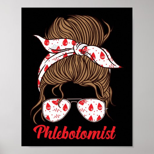 Phlebotomist Phlebotomie Phlebotomist Girl Girl Poster (Voorkant)