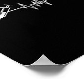 Phlebotomist Phlebotomie Phlebotomist Heartbeat Poster (Hoek)