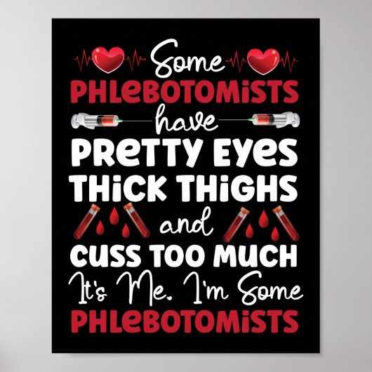 Phlebotomist Phlebotomie Sommige flebotomisten heb Poster (Voorkant)