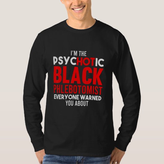 Phlebotomist Phlebotomie-technicus 7 T-shirt (Voorkant)