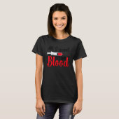 Phlebotomist Phlebotomie Week Flebotomie Tech T-shirt (Voorkant volledig)