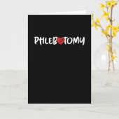 Phlebotomist Phlebotomy Kaart (Gele Bloem)