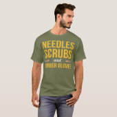 Phlebotomist Phlebotomy Kit Needles Scrubs And T-shirt (Voorkant volledig)