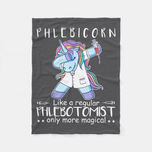 Phlebotomist Phlebotomy Quote  Fleece Deken (Voorkant)