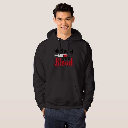 Phlebotomist Phlebotomy Week Phlebotomy Tech Hoodie (Voorkant volledig)