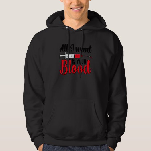 Phlebotomist Phlebotomy Week Phlebotomy Tech Hoodie (Voorkant)