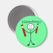Phlebotomist Stick Person Magneet (Voorkant / Achterkant)
