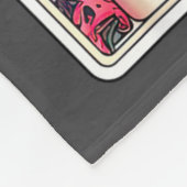 Phlebotomist Tarot Card Skeleton Phlebotomy Tech P Fleece Deken (Hoek)