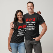 Phlebotomist Vampire Phlebotomie Technicus 2 T-shirt (Unisex)