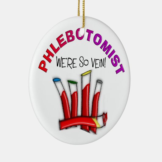 Phlebotomistische kerstversiering keramisch ornament (Rechts)