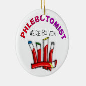 Phlebotomistische kerstversiering keramisch ornament (Rechts)