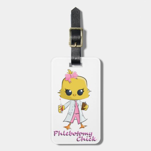 Phlebotomy Chick Bagagelabel (Voorkant verticaal)
