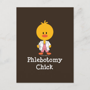 Phlebotomy Chick Briefkaart