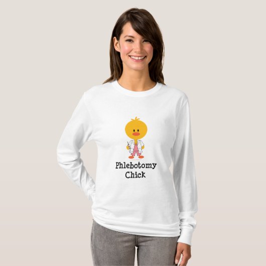 Phlebotomy Chick Hoodie T-shirt (Voorkant volledig)