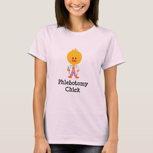 Phlebotomy Chick Organic Tee Shirt (Voorkant)