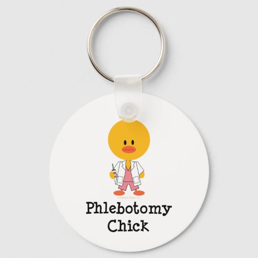Phlebotomy Chick Sleutelhanger (Voorkant)