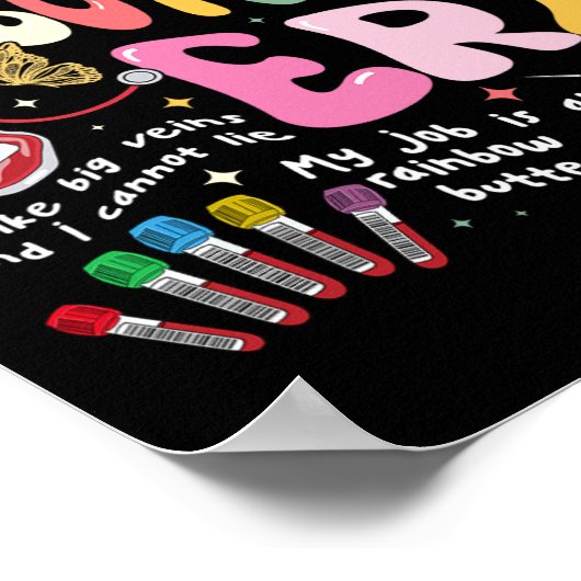 Phlebotomy Nurse in mijn Phlebotomist tijdperk Gro Poster (Hoek)