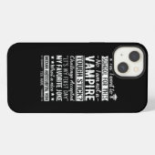 Phlebotomy S Phlebotomist Vampire iPhone Hoesje (Achterkant horizontaal)