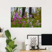 Phlox bij een begraafplaats poster (Thuiskantoor)