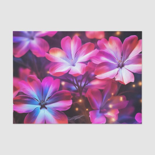Phlox in Neon Glow Tissuepapier (Voorkant)