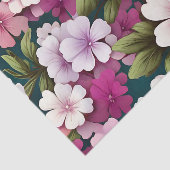 Phlox kleurrijk bloemmotief tissuepapier (Detail)