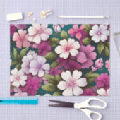 Phlox kleurrijk bloemmotief tissuepapier (Craft)