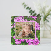  Phlox-paasfotokaart Feestdagenkaart (Staand voorkant)