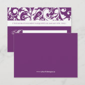 Phlox-reactiekaarten - RSVP 3,5-inch x 5-inch Kaartje (Voorkant / Achterkant)
