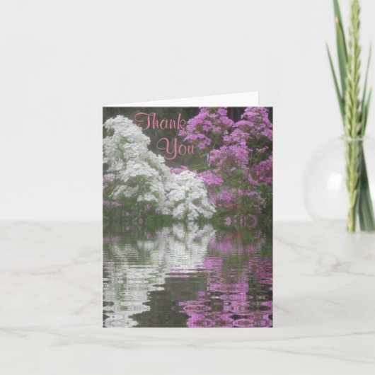 Phlox Reflecties Hartelijk dank Bedankkaart (Voorkant)