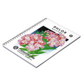 Phlox Seed Packet Label Notitieboek (Linkerzijde)