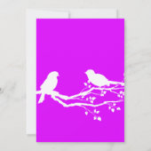 Phlox Tortelduifjes Weddings Gepersonaliseerd Uitn Kaart (Achterkant)