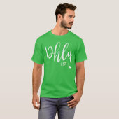 Phly Philadelphia Mijn Home Love Philadelphia Vrou T-shirt (Voorkant volledig)